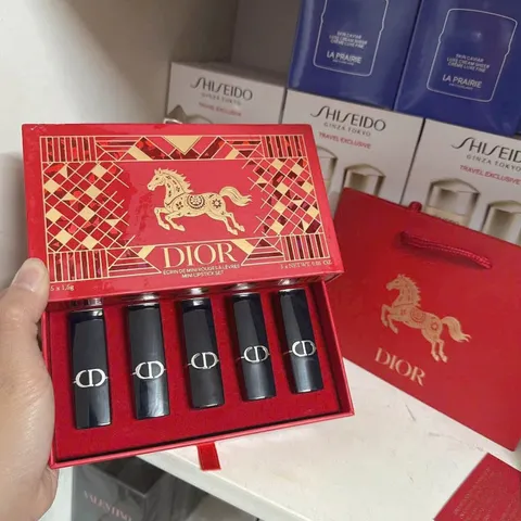 Set Son Dior Phiên Bản Xuân (999+228+720+188+888) Kèm Túi