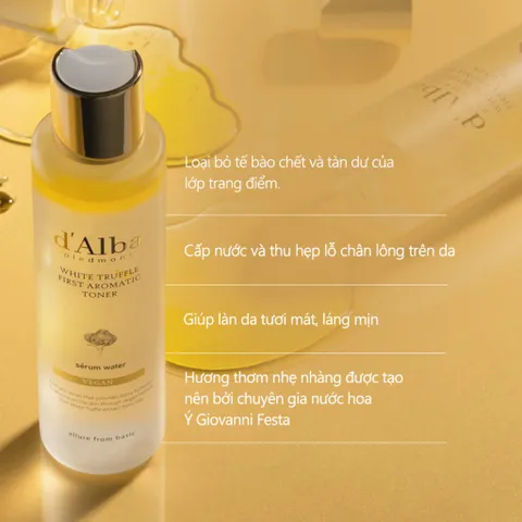 D'Alba White Truffle Vital Spray Serum Toner cấp ẩm chuyên sâu 180ml Chính Hãng Hàn Quốc