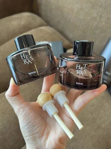 Hetras Black Perfume nước hoa ô tô cao cấp bộ 2 chai 77ml hương thơm sang trọng Chính Hãng Hàn Quốc