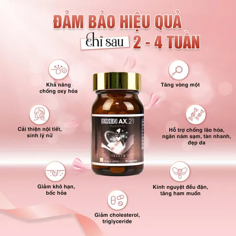 Viên uống tăng cường Nội tiết tố nữ BIKEN AX 21