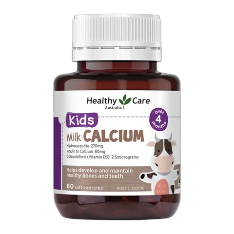 Healthy Care Milk Calcium - Bổ sung canxi và vitamin D3 cho trẻ chính hãng Úc