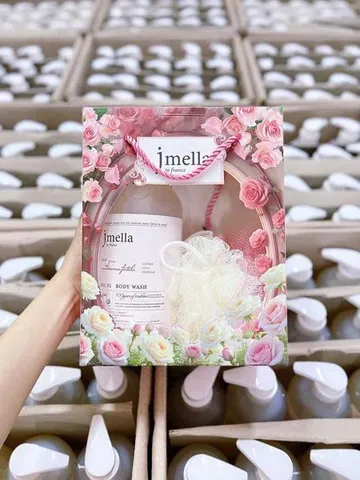 Set Quà Jmella No5 Sparkling Rose Sữa Tắm Thơm Lâu 500ml ? Giá Rẻ 