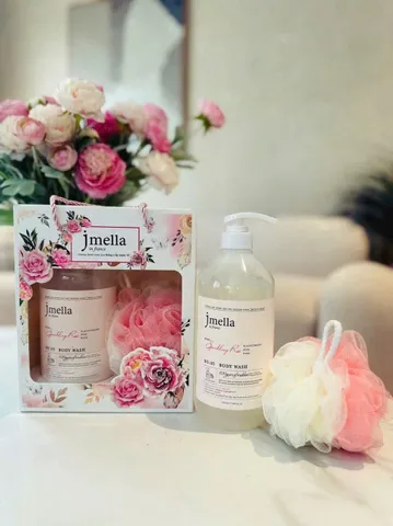 Set Quà Jmella No5 Sparkling Rose Sữa Tắm Thơm Lâu 500ml ? Giá Rẻ 