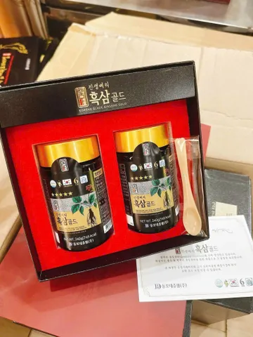 Cao Hắc Sâm Dongbo Hàn Quốc Hộp 4 Lọ x 240g - Tăng Cường Sức Khỏe, Hỗ Trợ Tiêu Hóa, Quà Tặng Sang Trọng cho Người Thân 891404