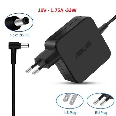 Adapter Sạc Asus 33W 19V 1.75A – Đầu Kim 4.0 × 1.35mm, Hàng Mới