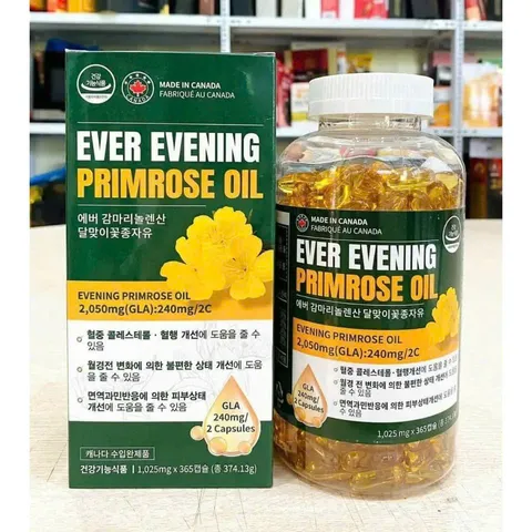 Hoa anh thảo xanh Ever Evening Primrose Oil 365 viên Hàn Quốc 891484