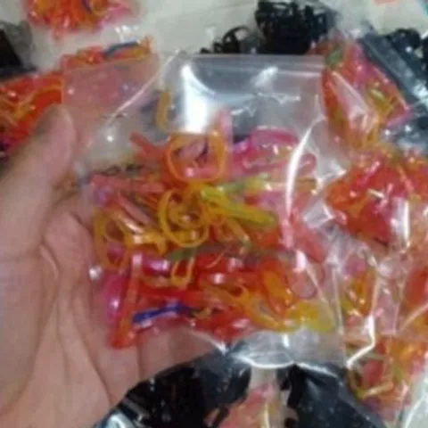 Túi chun cột tóc SIÊU TO bằng bàn tay người lớn