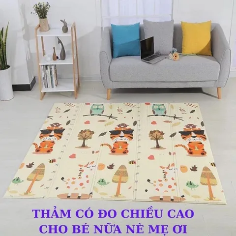(GIAO MÀU NGẪU NHIÊN) THẢM XỐP XPE 2 MẶT CHỐNG TRƠN TRƯỢT CHO BÉ KHỔ 1,8X2M GẤP GỌN TIỆN LỢI - Anh EmShop