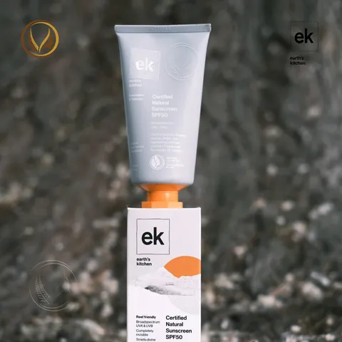 Kem chống nắng cho cả gia đình SPF50+ Earth’s Kitchen Kawakawa & Tamanu Sunscreen 150g
