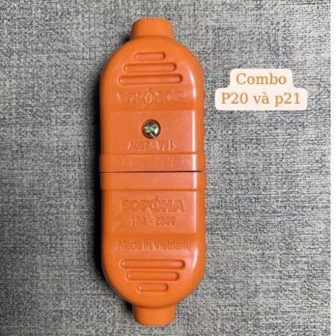 Phích cắm điện SOPOKA chịu tải 3000W. Chịu va đập chịu nhiệt. Đổi mới trong 24 tháng