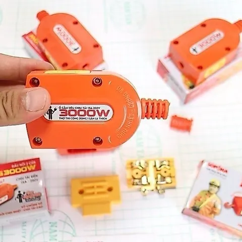 Ổ Cắm 2 Cửa SOPOKA Chịu Tải 3000W Có Móc Treo