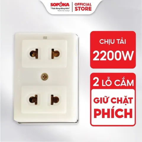Ổ Cắm Điện Đa Năng SOPOKA T30 -T32 Chống Tuột Phích, An Toàn, Bảo Hành 2 Năm