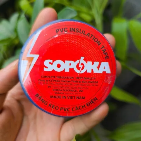 Băng keo cách điện SOPOKA chống thấm nước loại lớn 18m