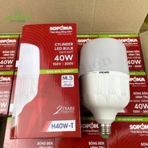 💡 BÓNG ĐÈN LED TRỤ SOPOKA – SÁNG MẠNH, TIẾT KIỆM ĐIỆN!