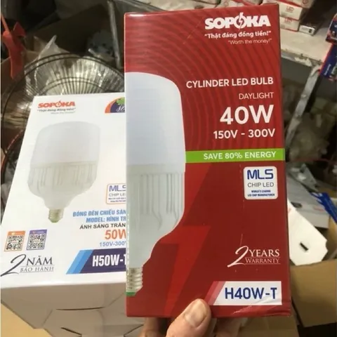 💡 BÓNG ĐÈN LED TRỤ SOPOKA – SÁNG MẠNH, TIẾT KIỆM ĐIỆN!