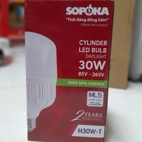 💡 BÓNG ĐÈN LED TRỤ SOPOKA – SÁNG MẠNH, TIẾT KIỆM ĐIỆN!