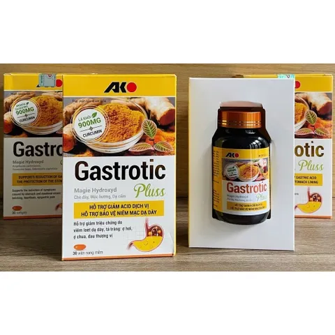 DẠ DÀY GASTROTIC PLUSS, HỘP 30 VIÊN. GIÚP BẢO VỆ NIÊM MẠC DẠ DÀY, LOÉT DẠ DÀY, Ợ HƠI, Ợ CHUA