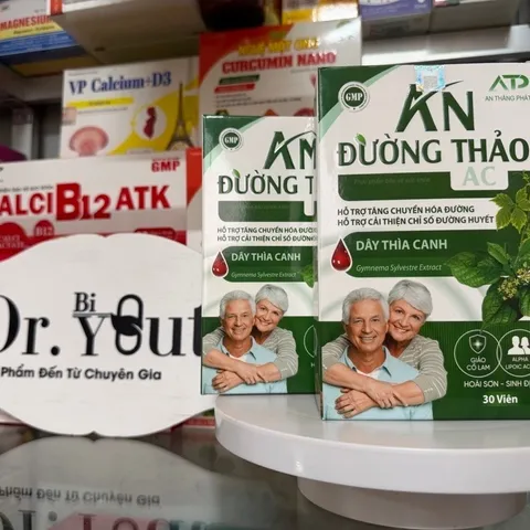 Viên Hạ Đường AN ĐƯỜNG THẢO - Hỗ trợ ổn định chuyển hóa đường, cải thiện chỉ số đường,thảo dược an toàn huyết Hộp 30v