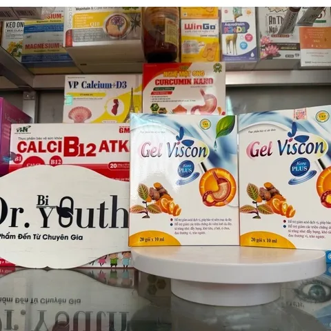 Gel dạ dày Viscon Kore Plus tráng bao tử,chống loét dạ dày tá tràng, giảm viêm hành tá tràng, trào ngược ợ chua
