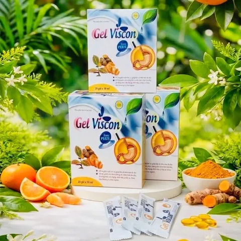 Gel dạ dày Viscon Kore Plus tráng bao tử,chống loét dạ dày tá tràng, giảm viêm hành tá tràng, trào ngược ợ chua