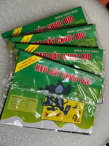 Bẫy Keo dính CHUỘT - Siêu Dính - Miếng bẫy chuột- keo tốt Lớp keo dày
