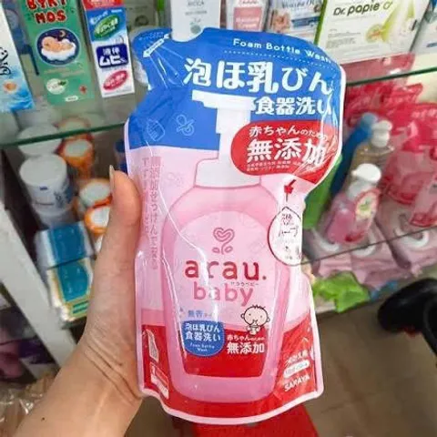  Nước Rửa Bình Sữa Arau Baby Nhật Bản – Làm Sạch Bình Sữa, Núm Ti Và Bát Đĩa Ăn Dặm Cho Bé