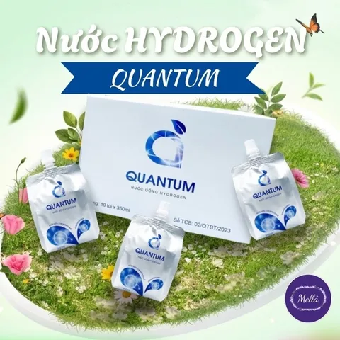 [ Hàng Chính Hãng ] Nước uống Hydrogen Quantum bù nước bù khoáng nhanh 1 thùng (10 túi x 350ml)