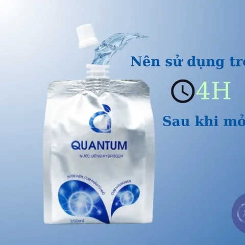 [ Hàng Chính Hãng ] Nước uống Hydrogen Quantum bù nước bù khoáng nhanh 1 thùng (10 túi x 350ml)