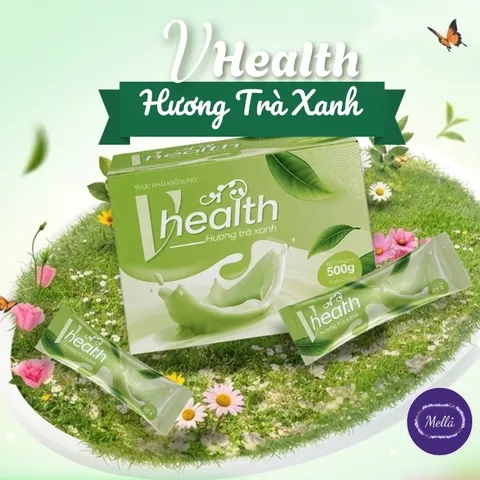 [ Hàng Chính Hãng ] Ngũ Cốc Dinh Dưỡng Vhealth trà xanh thơm ngon, thay thế bữa ăn phụ