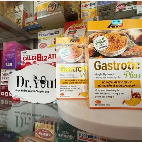 DẠ DÀY GASTROTIC PLUSS, HỘP 30 VIÊN. GIÚP BẢO VỆ NIÊM MẠC DẠ DÀY, LOÉT DẠ DÀY, Ợ HƠI, Ợ CHUA 893585