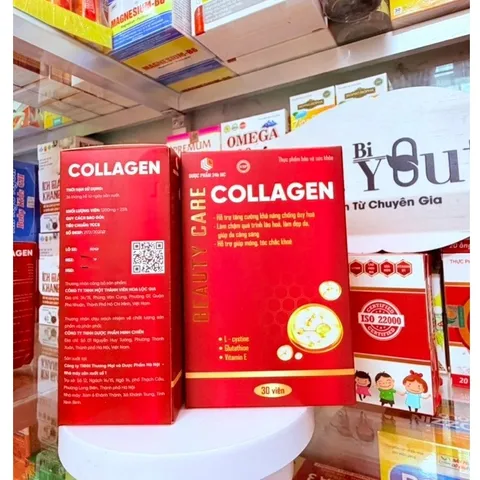 ￼Viên uống đẹp da BEAUTY CARE COLLAGEN - Hỗ trợ Tăng Cường Chống Oxy Hoá, Làm đẹp da căng mịn - H30V