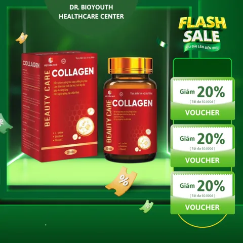 ￼Viên uống đẹp da BEAUTY CARE COLLAGEN - Hỗ trợ Tăng Cường Chống Oxy Hoá, Làm đẹp da căng mịn - H30V