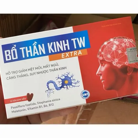 Viên uống Bổ Thần Kinh Tw extra Hỗ Trợ Não Bộ Hoạt Huyết, Giảm Tê Bì Chân Tay Hộp 30 viên
