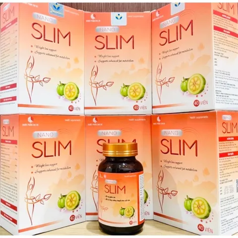 Viên Giảm Cân siêu tốc NANO SLIM Hỗ trợ giảm cân, tạo dáng, giữ dáng, chuyển hóa chất béo dư thừa,  giúp dáng thon ngọn 893597