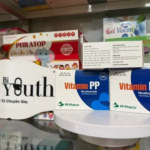 Viên tăng cường Bổ sung vitamin PP cho cơ thể 100 viên