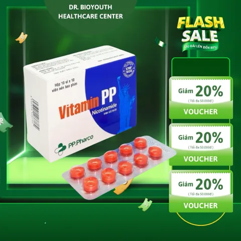 Viên tăng cường Bổ sung vitamin PP cho cơ thể 100 viên