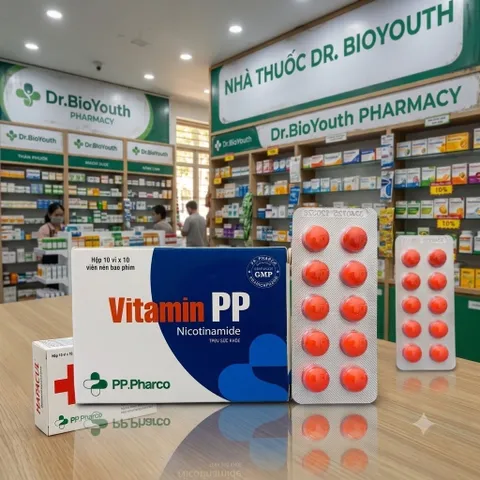 Viên tăng cường Bổ sung vitamin PP cho cơ thể 100 viên