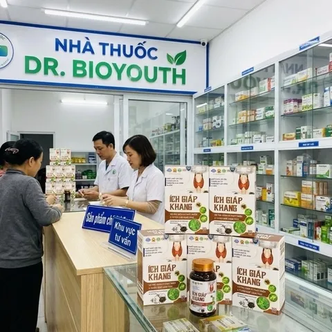 Viên ÍCH GIÁP KHANG ức chế u tuyến giáp tăng sinh, thành phần thảo dược lành tính giảm tiến triển bướu cổ  30v