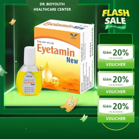 Dung dịch nhỏ Dưỡng Mắt bổ sung đa dạng Vitamin Eyetamin ⚡️chống mỏi mắt,khô mắt,tăng thị lực,giảm cẩn thị