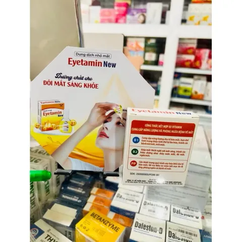 Dung dịch nhỏ Dưỡng Mắt bổ sung đa dạng Vitamin Eyetamin ⚡️chống mỏi mắt,khô mắt,tăng thị lực,giảm cẩn thị