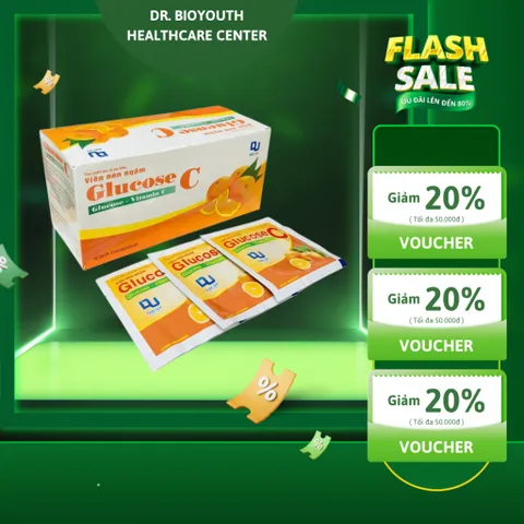 Kẹo Ngậm C Glucose Đại Uy Bổ Sung Vitamin C, Tăng Cường Sức Đề Kháng Cho Cơ Thể