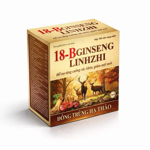 Viên bổ Vitamin 18B GINSENG LINHZHI Nhân Sâm Đông Trùng Hạ Thảo giảm mệt mỏi,bồi bổ cơ thể,tăng cường đề kháng100V 893631