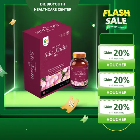 Viên Tố Nữ Sắc Xuân GH Gia Hưng Hỗ Trợ Sức Khỏe Tăng Cường Nội Tiết Tố Nữ Cho Phái Đẹp Hộp 30 Viên 893673