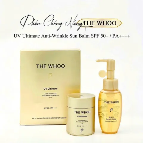 The Whoo UV Ultimate Anti-Wrinkle Cushion Sun Balm chống nắng