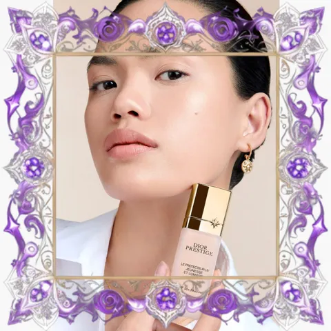 (Hàng ngoại) Kem Nền Dior Prestige Le Protecteur UV Jeunesse et Lumière SPF 50+ PA++++ Tone 00 - Trang Điểm Bảo Vệ Da, Rạng Rỡ Trẻ Trung
