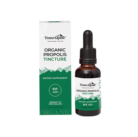 Tinh chất keo ong hữu cơ TranzAlpine Organic Propolis Tincture (BIF 40+) 30ml