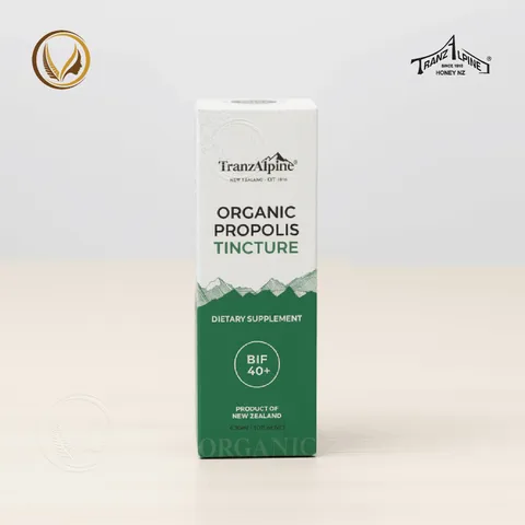 Tinh chất keo ong hữu cơ TranzAlpine Organic Propolis Tincture (BIF 40+) 30ml