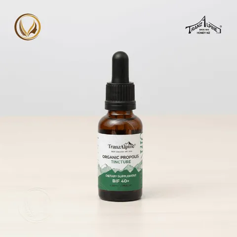 Tinh chất keo ong hữu cơ TranzAlpine Organic Propolis Tincture (BIF 40+) 30ml