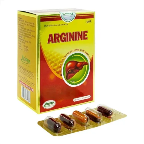 Arginine Abipha Arginin Hỗ Trợ Bổ Gan, Mát Gan, Tăng Cường Chức Năng Gan, Hỗ Trợ Giải Độc Gan