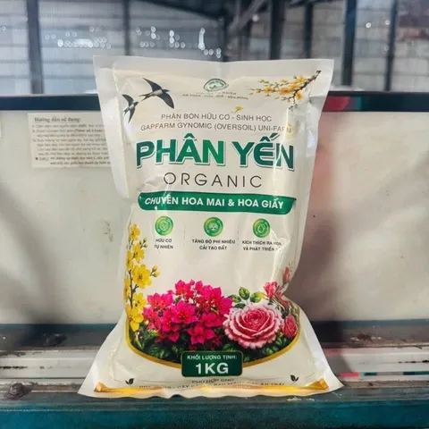 Phân Bón Hữu Cơ Chuyên Cây Mai Vàng -Bonsai - Hoa Kiểng Và Rau Sạch Tại Nhà gói 1kg